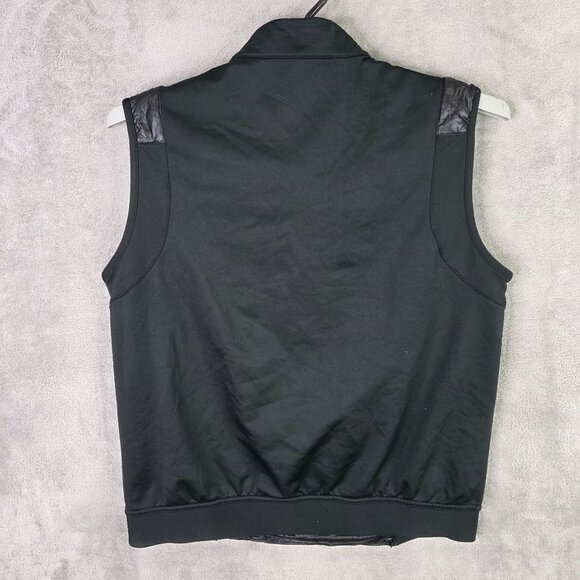 Mens Nike Golf Black Quilted Therma-Fit Vest 1/2 Zip Lightweight Polyester L - Picture 6 of 11
